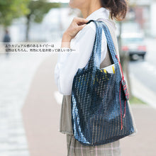 画像をギャラリービューアに読み込む, U-Co Tote ユーコートート 本革 パンチング 箔加工 トートバッグ Rサイズ